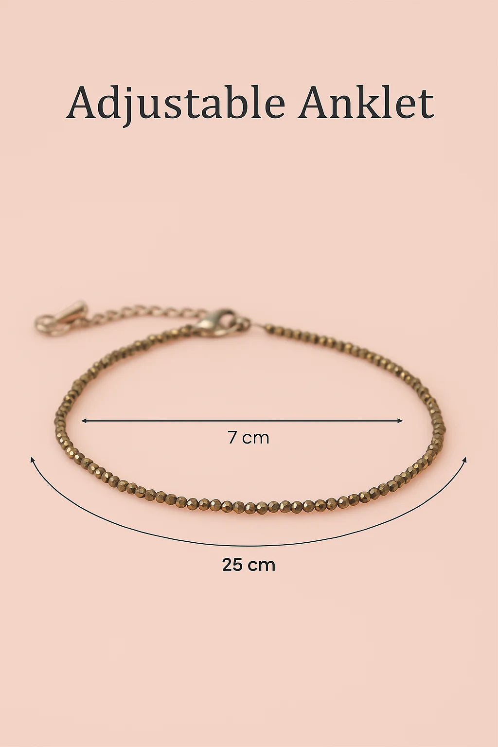 Raw Pyrite Anklet/Bracelet