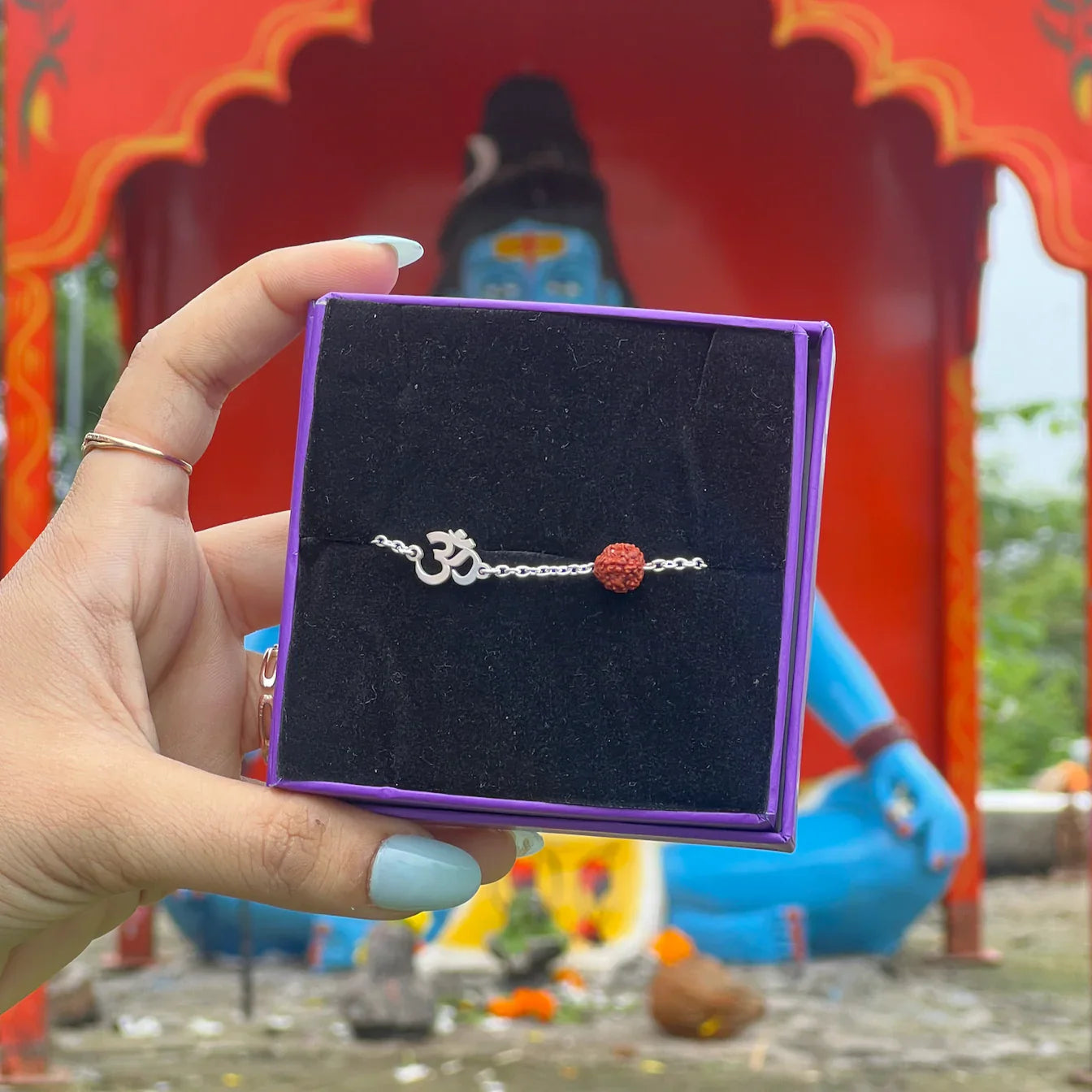 Om Rudraksha Bracelet