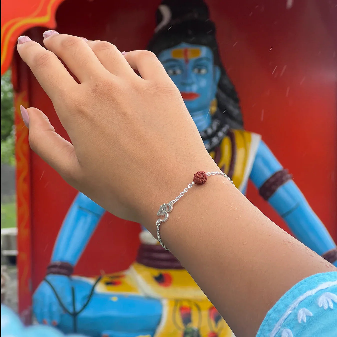 Om Rudraksha Bracelet