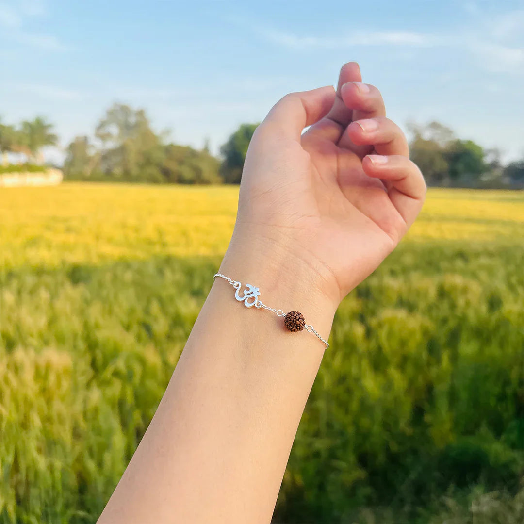 Om Rudraksha Bracelet