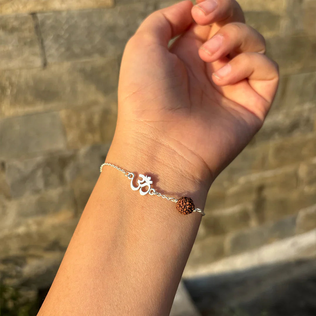 Om Rudraksha Bracelet