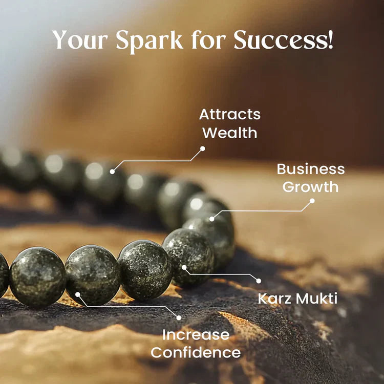 Money Magnet - Pyrite Natural Stone Bracelet