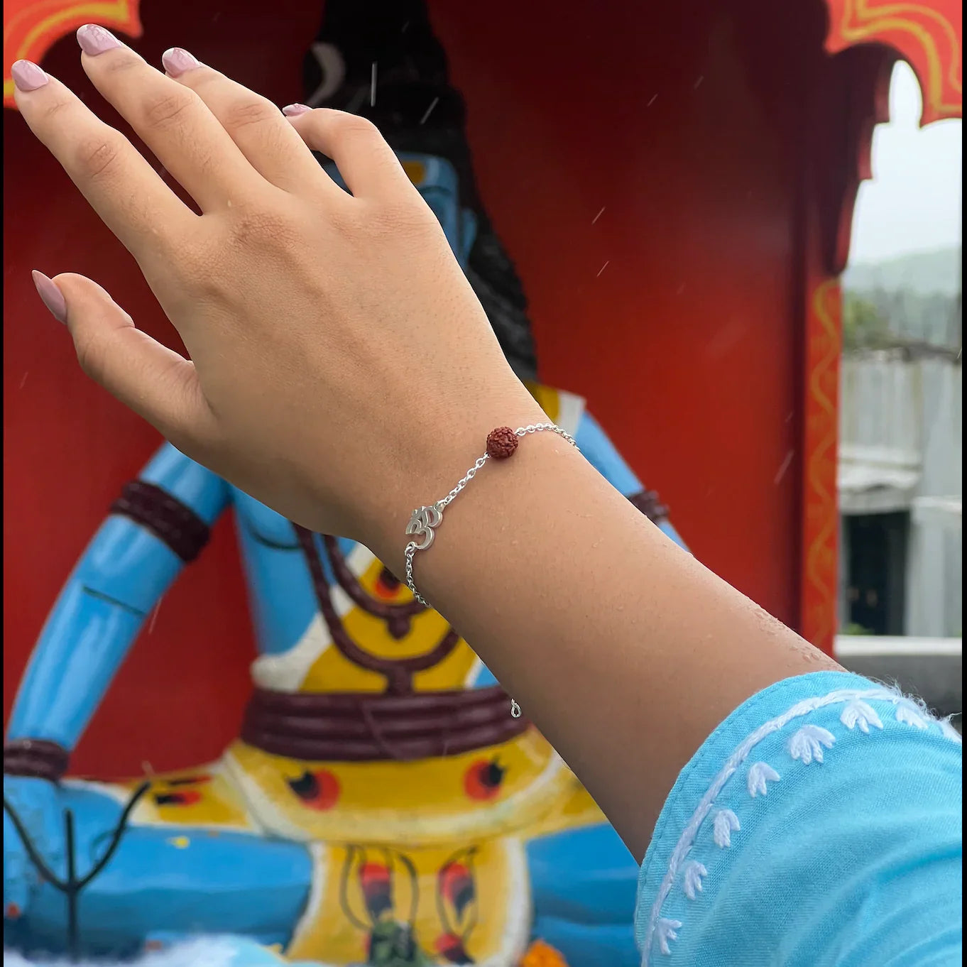 Om Rudraksha Bracelet